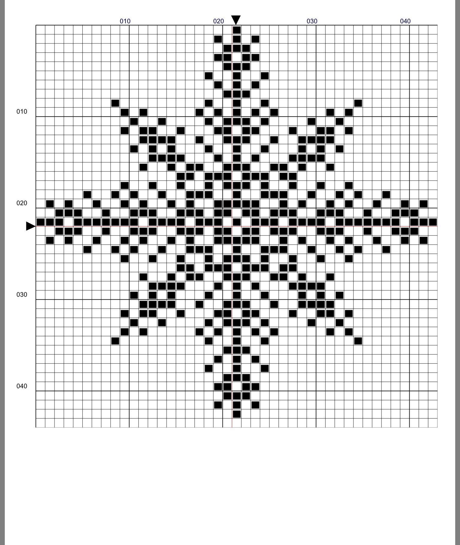 В-018 -Подвеска-кубик “Хрустальные снежинки”. Схема для вышивки бисером Тэла Артис.