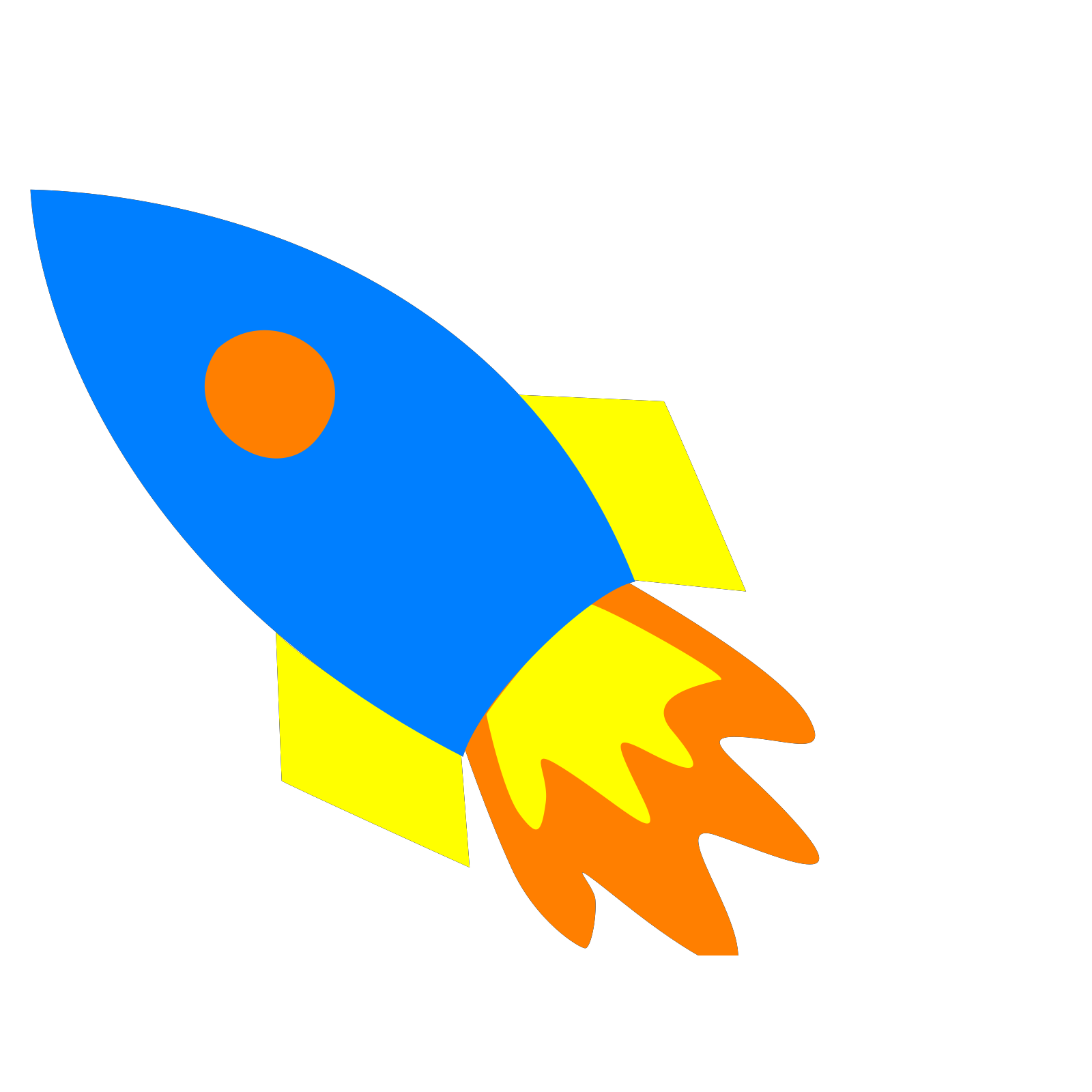 Аппликация. Ракета. Ракета для детей. Изображение ракеты для детей. Трафарет ракеты для аппликации.