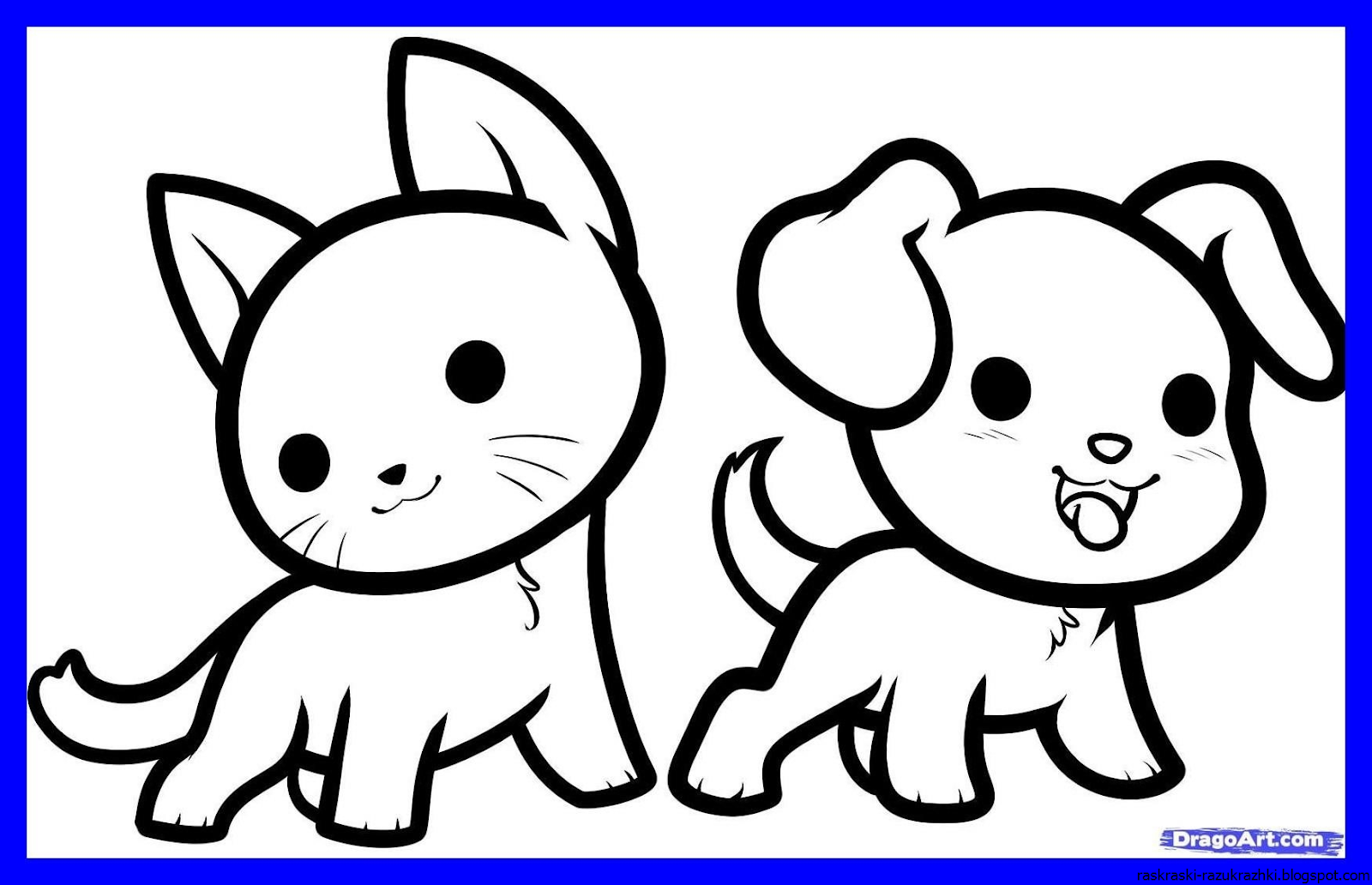 Легкие рисунки маленькие животные. Милые рисунки раскраски. Лёгкие рисунки для детей. Раскраска "котята и щенята". Раскраска для девочек котята.