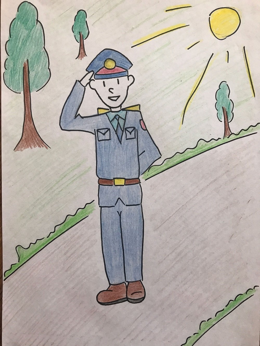 Стартовал конкурс детских рисунков о работе полиции