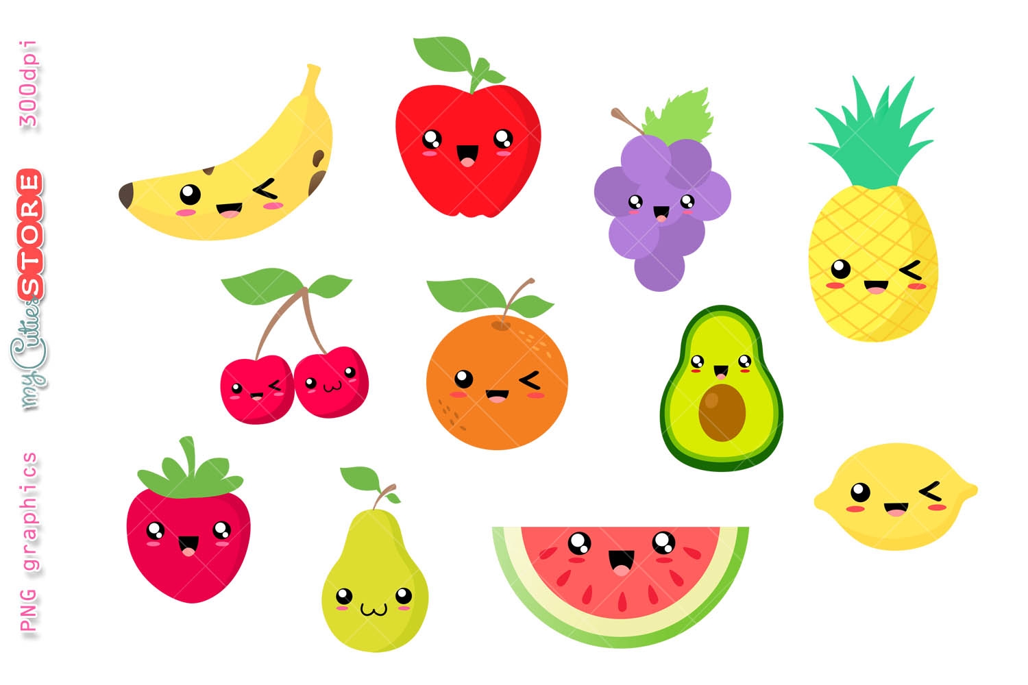 мимимишные картинки фрукты