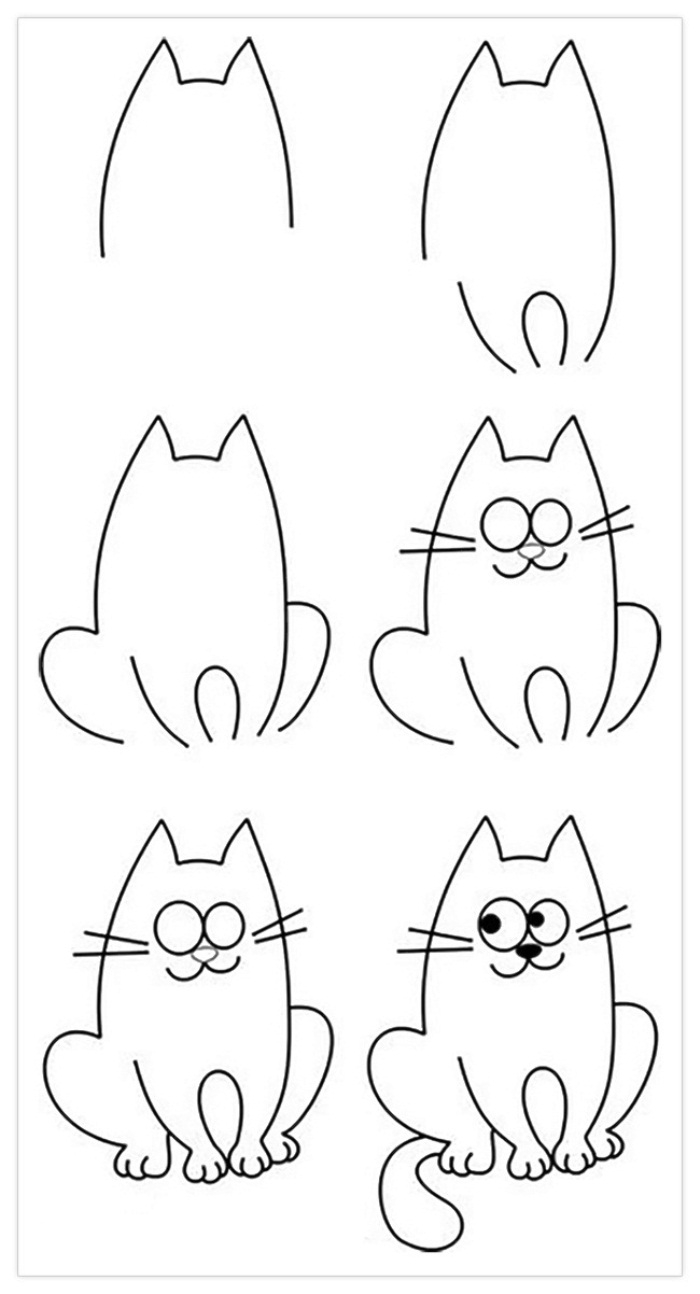 Нарисовать котика легко