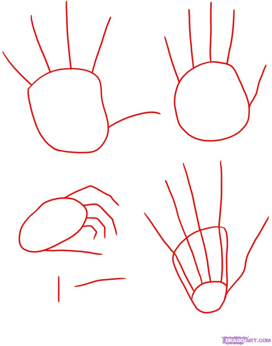 Рука нарисовать карандашом легко. Уроки рисования рук. Схема рисования рук. Рисование рук поэтапно. Рука рисунок карандашом поэтапно.