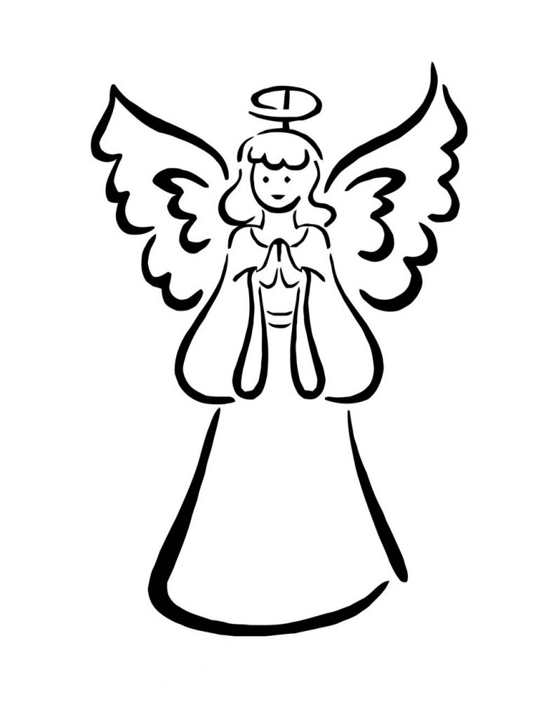 Рисовать ангела