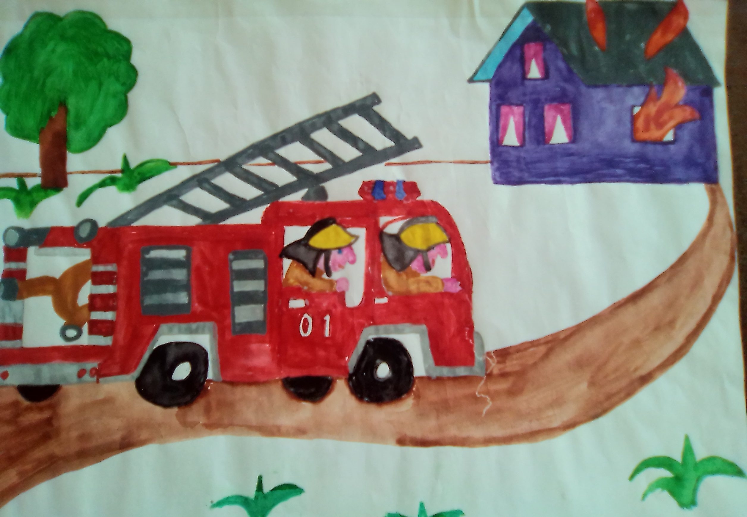 Пожарная машина подготовительная группа. Рисование пожарная машина. Рисование пожарная машина в старшей группе. Рисунок на тему пожар. Пожарная машина рисунок детский.
