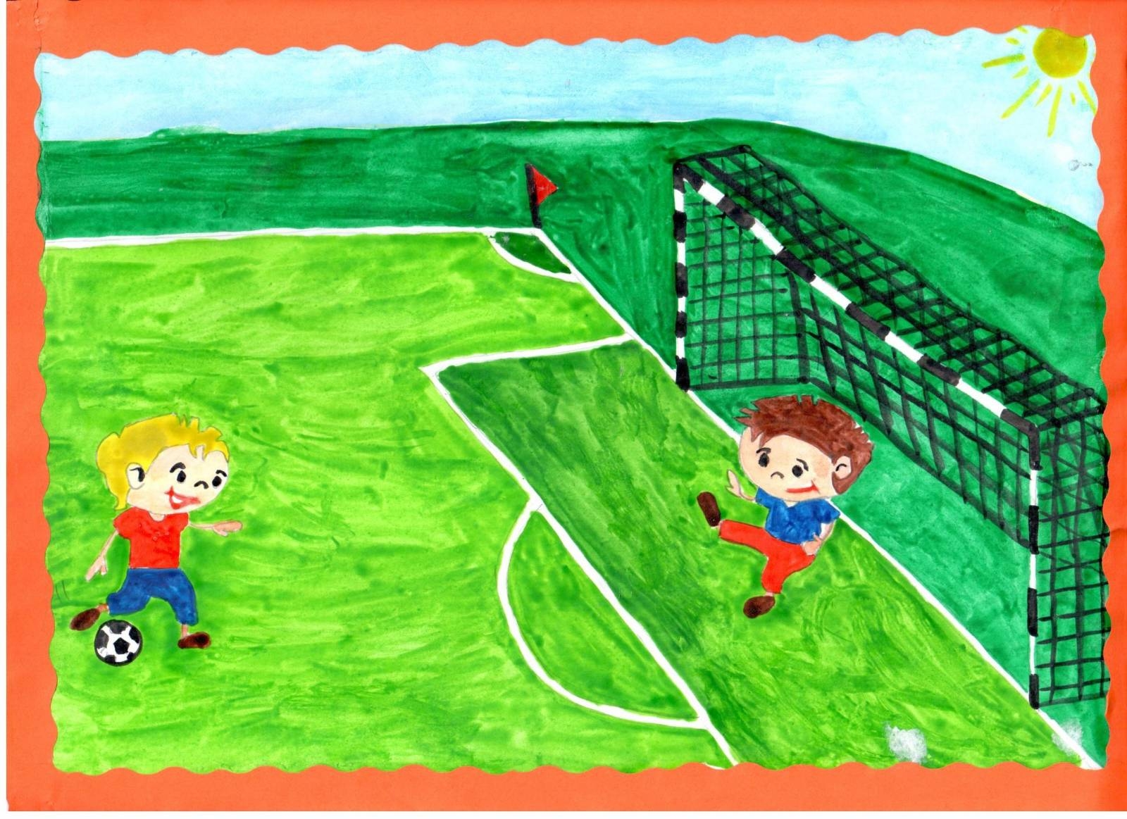 Нарисуй картинку играть. Рисунок на спортивную тему. Рисунок на тему футбол. Конкурс рисунков на тему футбол. Рисунки на футбольную тему для детей.