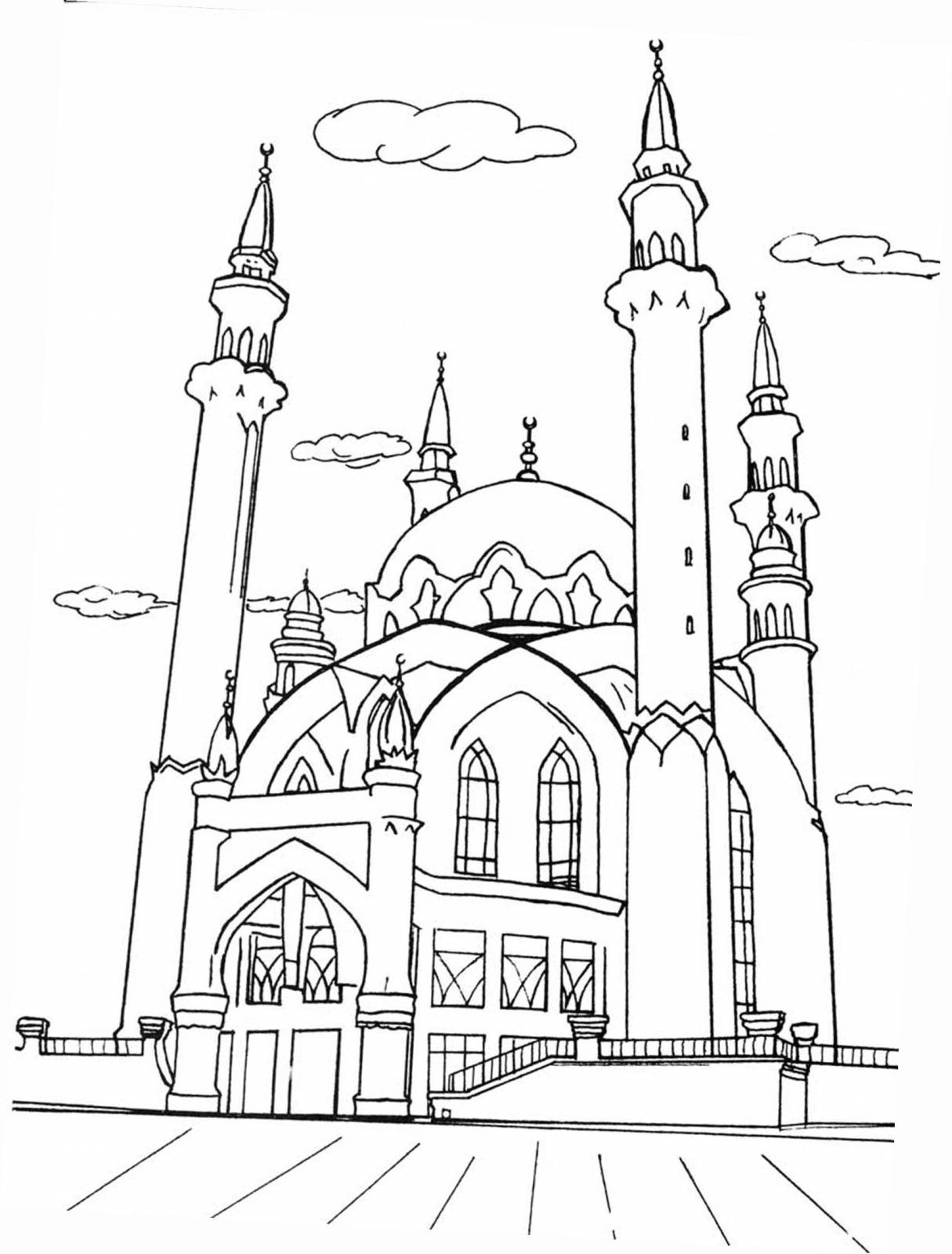 Идеи рисунков мечетей карандашом