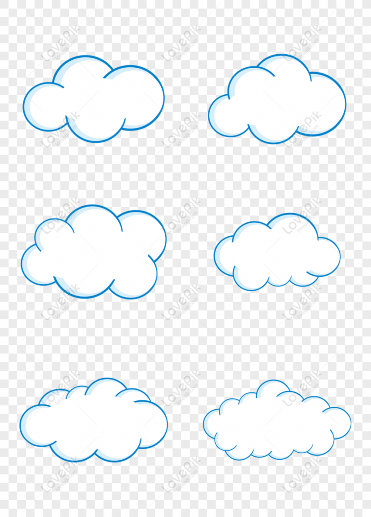 Поэтапное рисование облаков