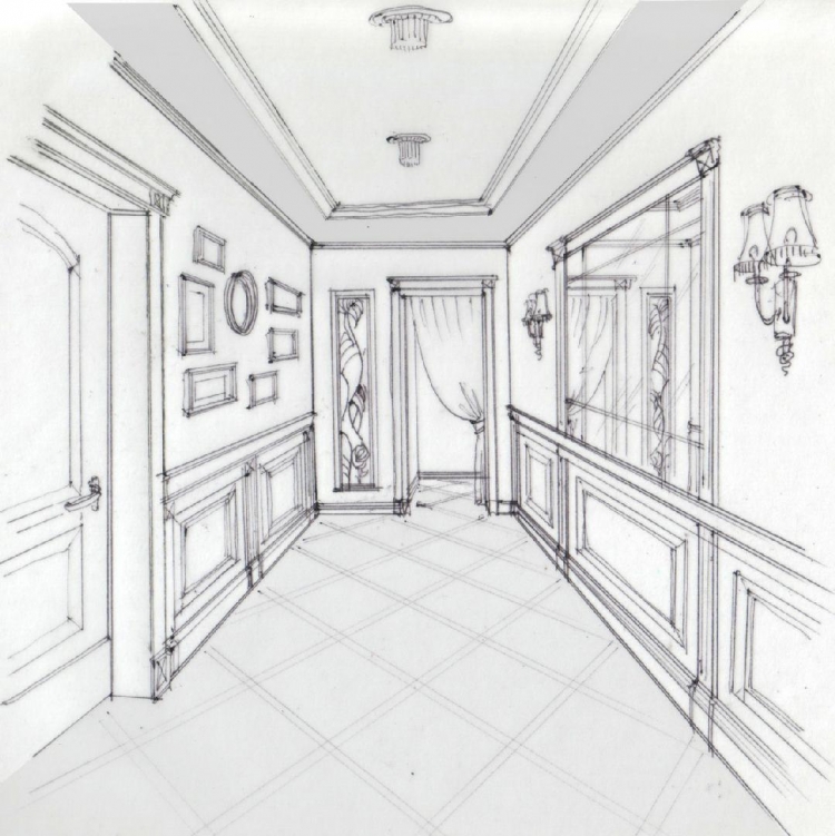 Нарисованный коридор