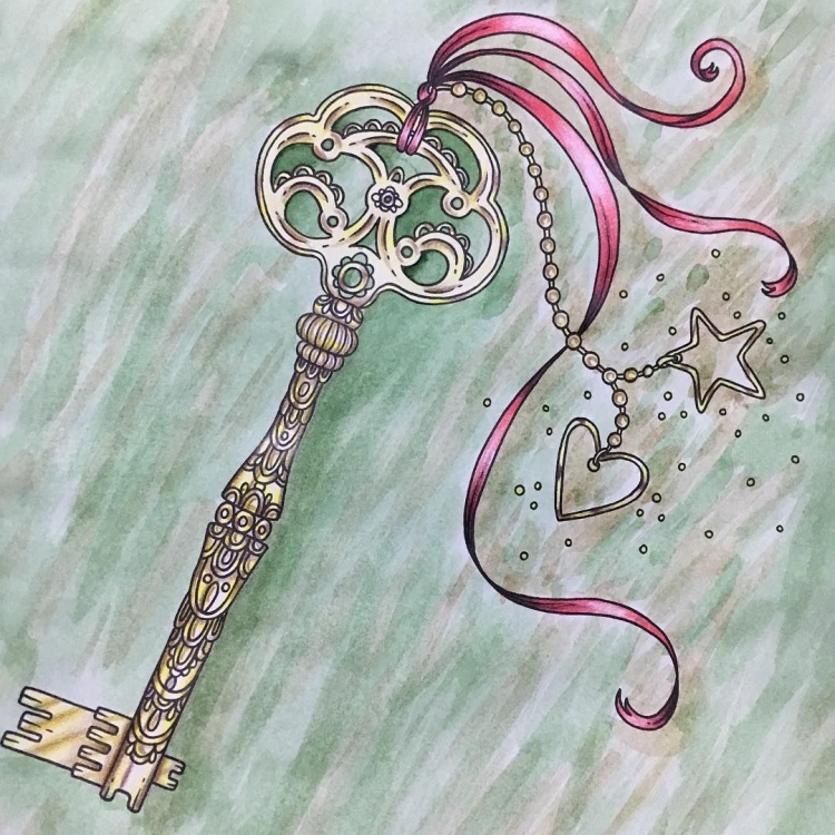 Красивые нарисованные ключи