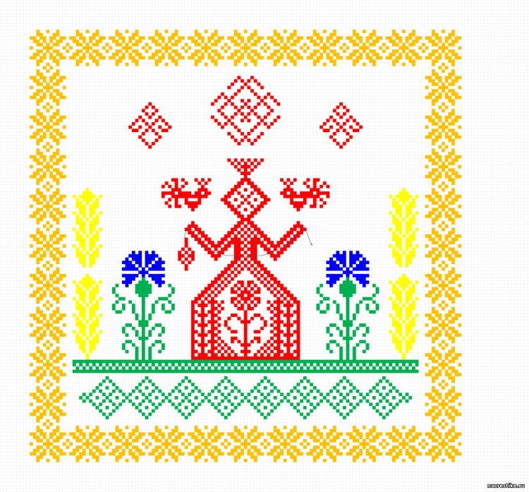 Солярные знаки в вышивке