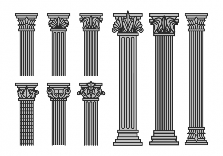 Узоры на колоннах