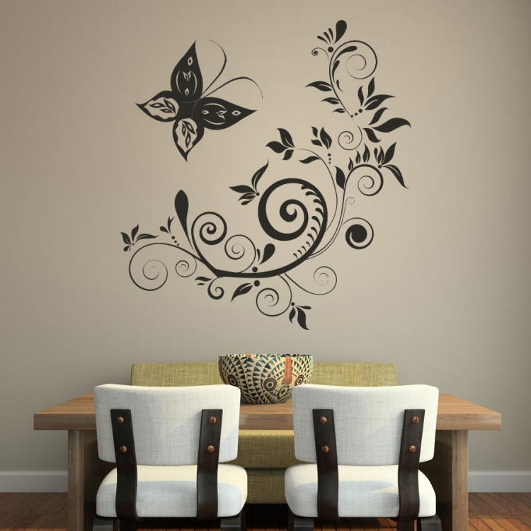 Что можно нарисовать на стене в комнате легко и креативно для начинающих