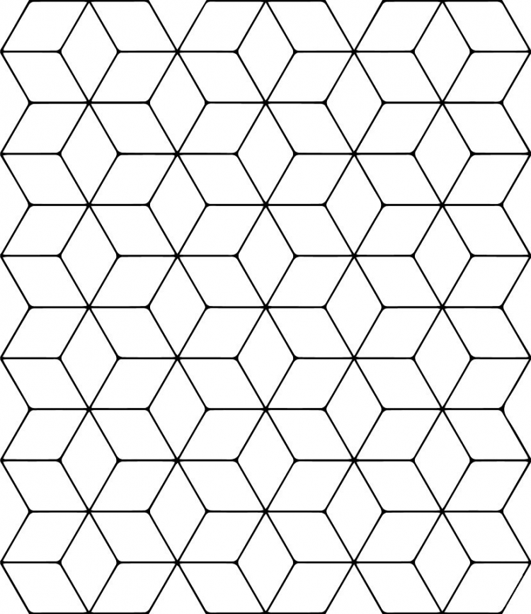 Узор из шестигранников