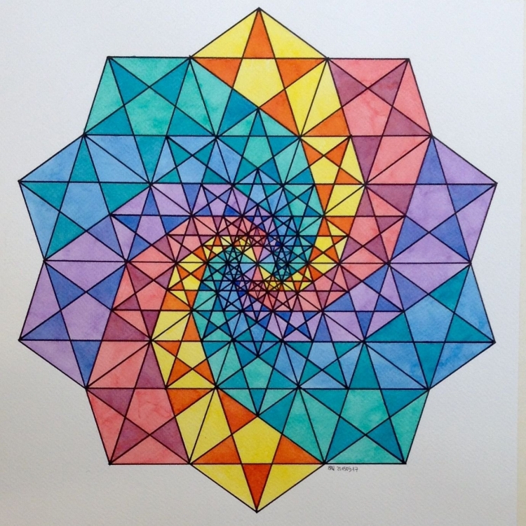 Геометрические узоры треугольники