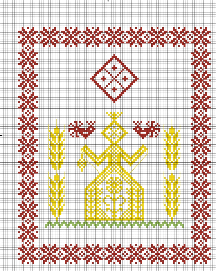Макошь Славянская богиня оберег вышивка