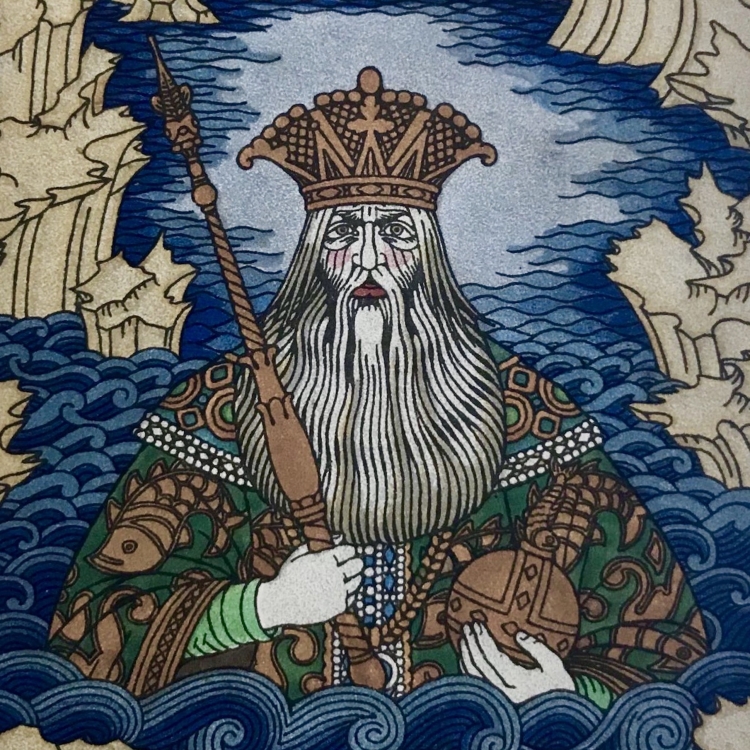 Билибин морской царь
