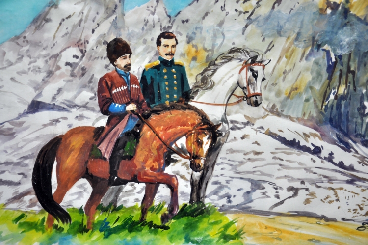 Иллюстрации к Кавказскому пленнику Толстого