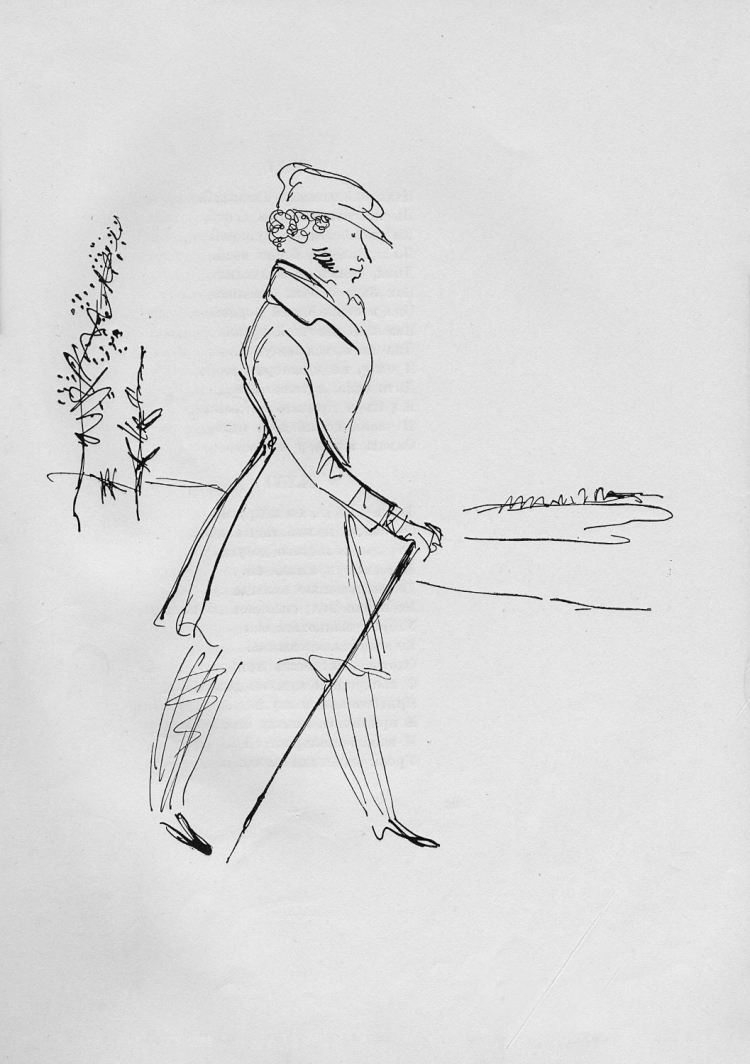 Иллюстрация Дубровский карандашом
