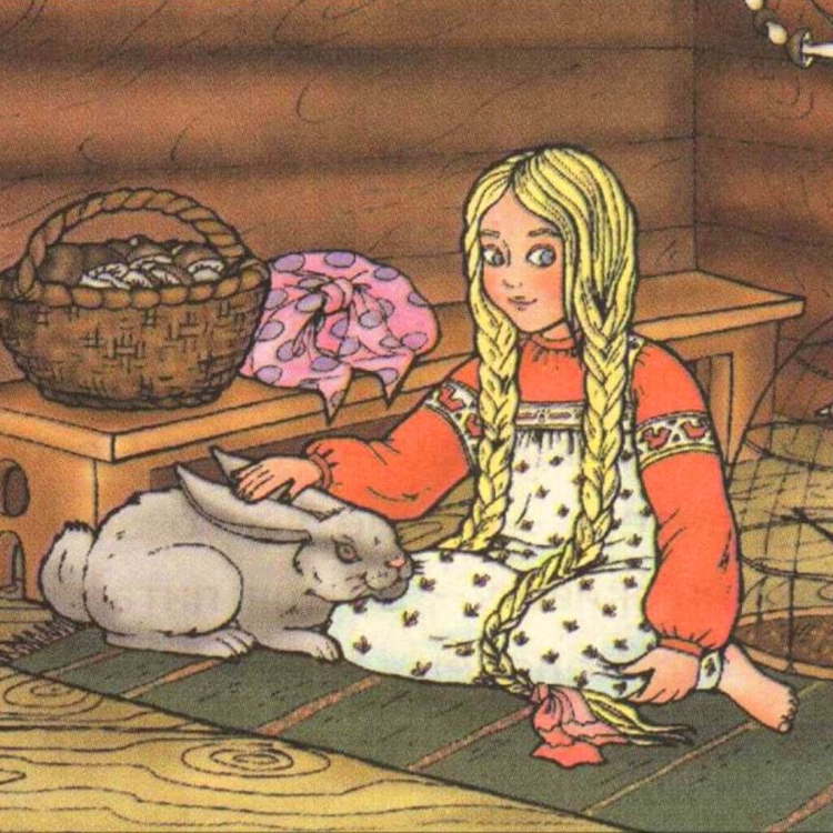 Иллюстрация к сказке дочь Семилетка
