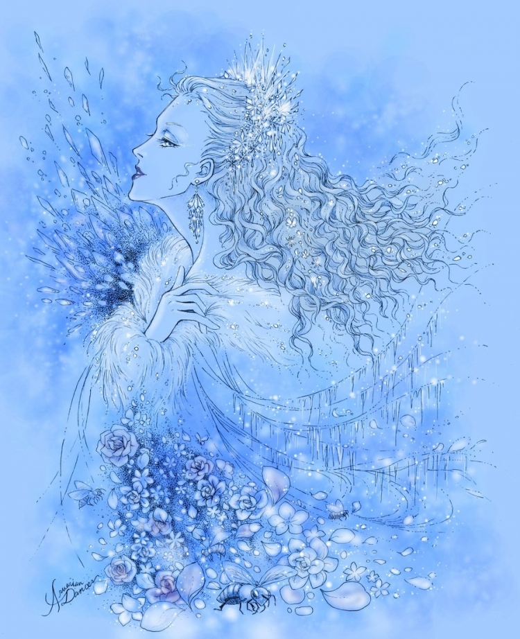 Снежная Королева рисунки иллюстрации