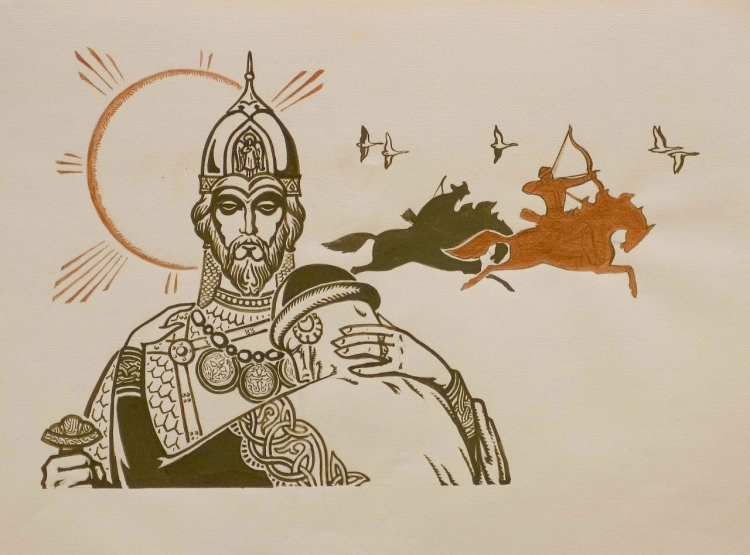 Слово о полку Игореве иллюстрации Святослав