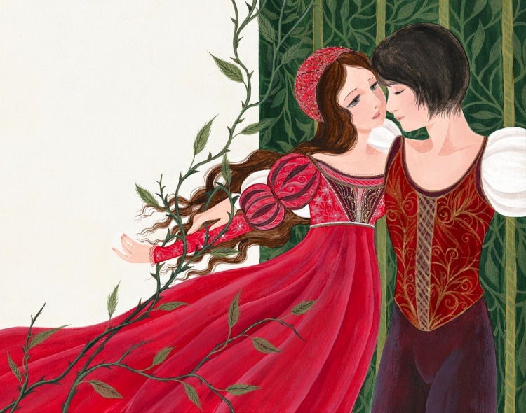 Ромео и Джульетта бал иллюстрации