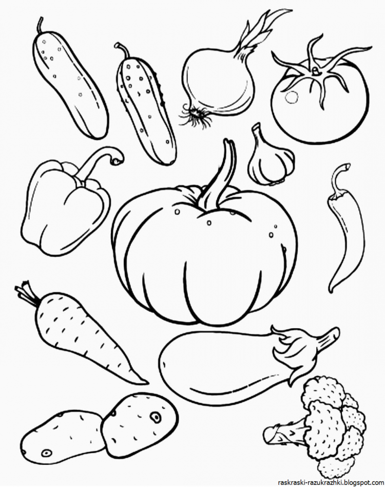 Конспект занятия по рисованию «Овощи на зиму» для детей 3–4 лет