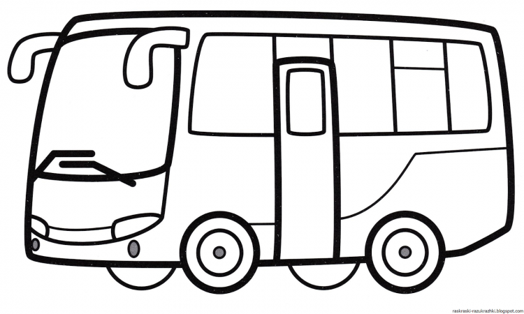 Автобус рисунок для детей - 66 фото