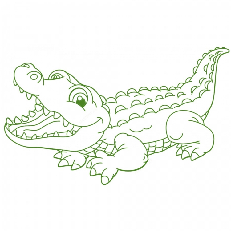 Крокодил детский рисунок 65 фото