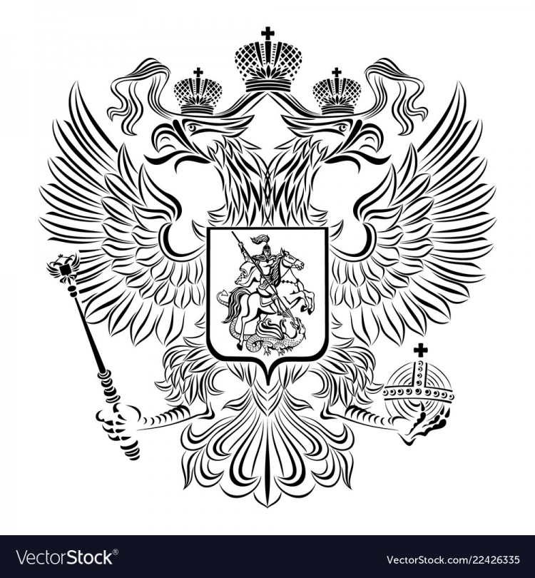 двуглавый орел Герб России