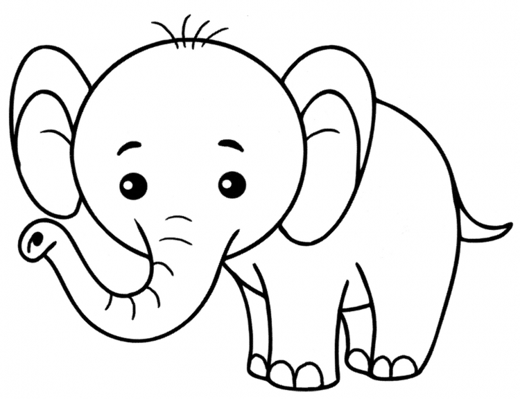 раскраски слоненок дамбо