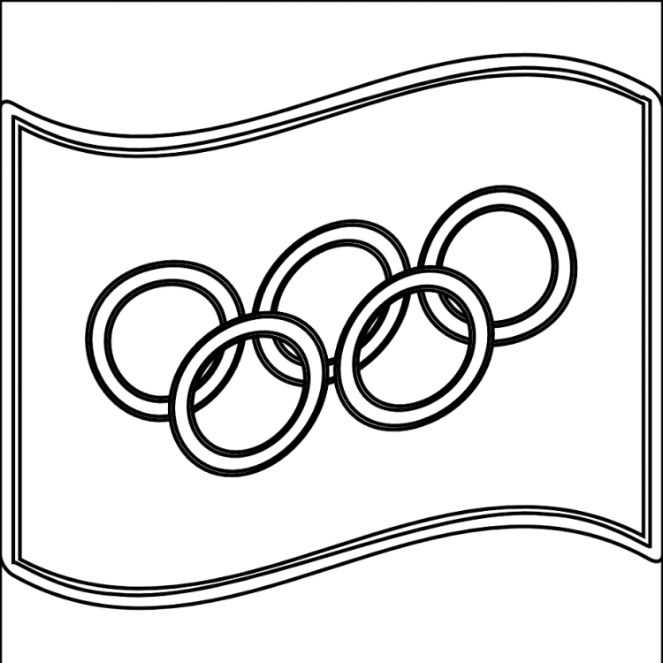 Раскраски олимпийских игр и талисманов