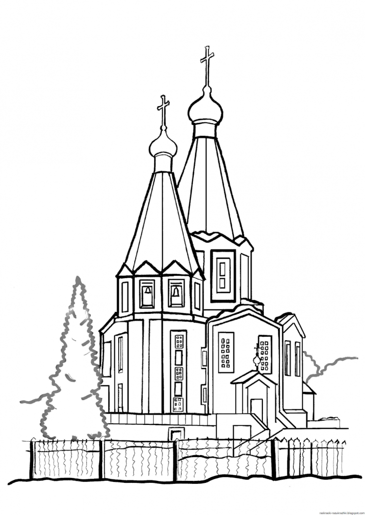 Церкви Раскраски По Номерам