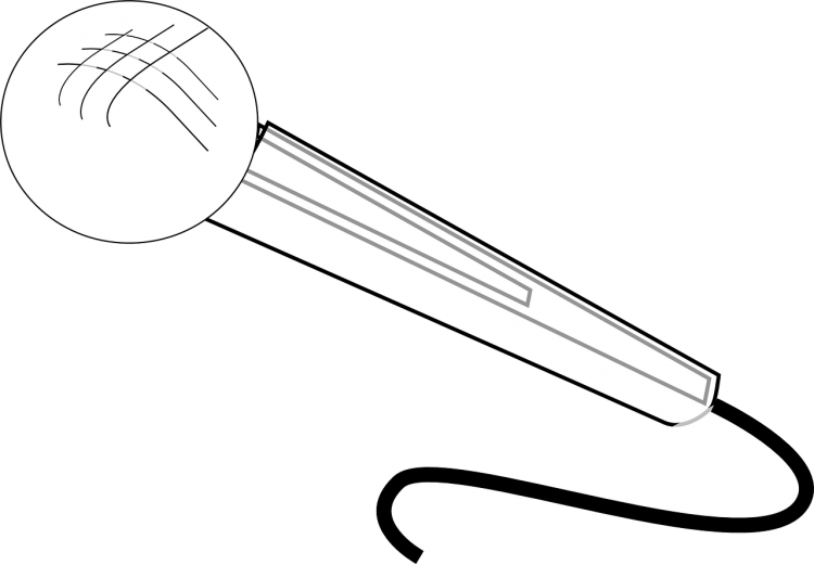 Микрофон раскраска