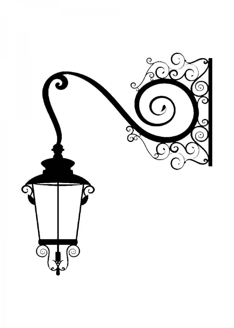 Поэтичный фонарь Раскраска по номерам на холсте Живопись по номерам Z-Z9753-80x120