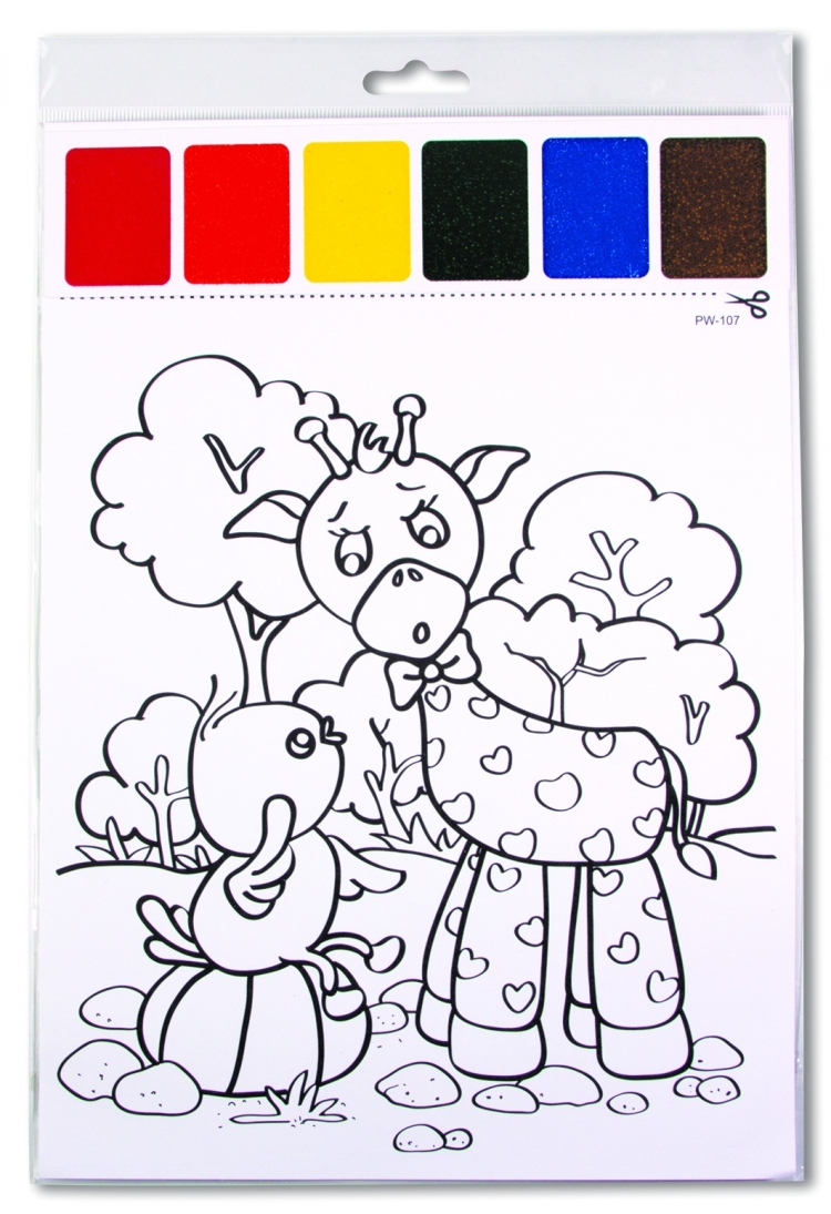 Раскраски для детей красками