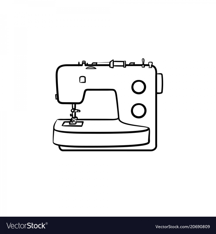 Идеи для срисовки швейная машинка (90 фото)