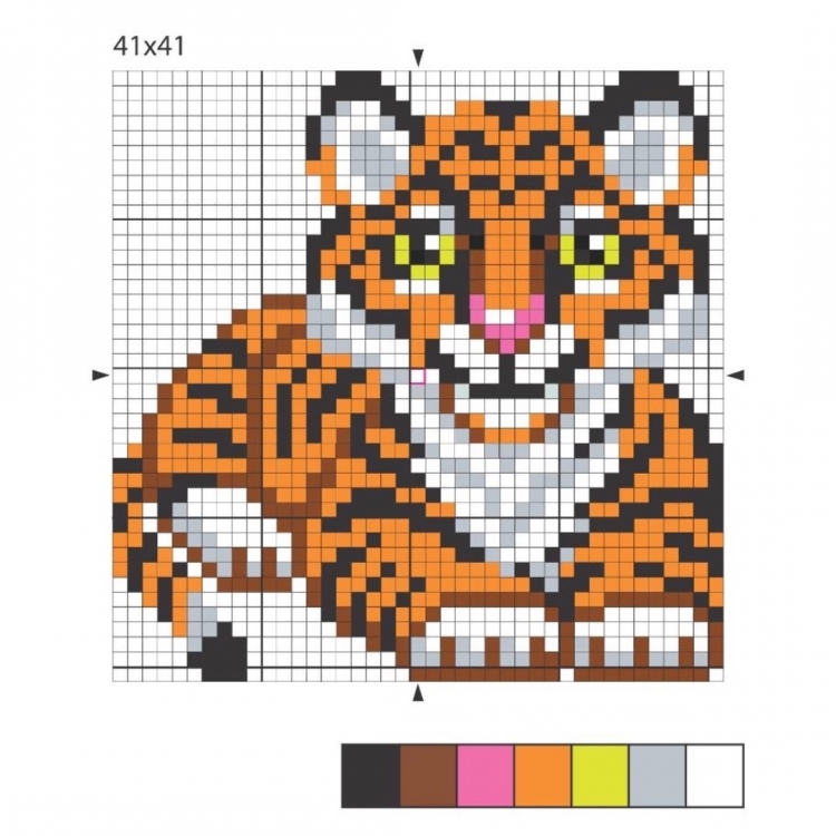 Тигры — наборы для вышивки