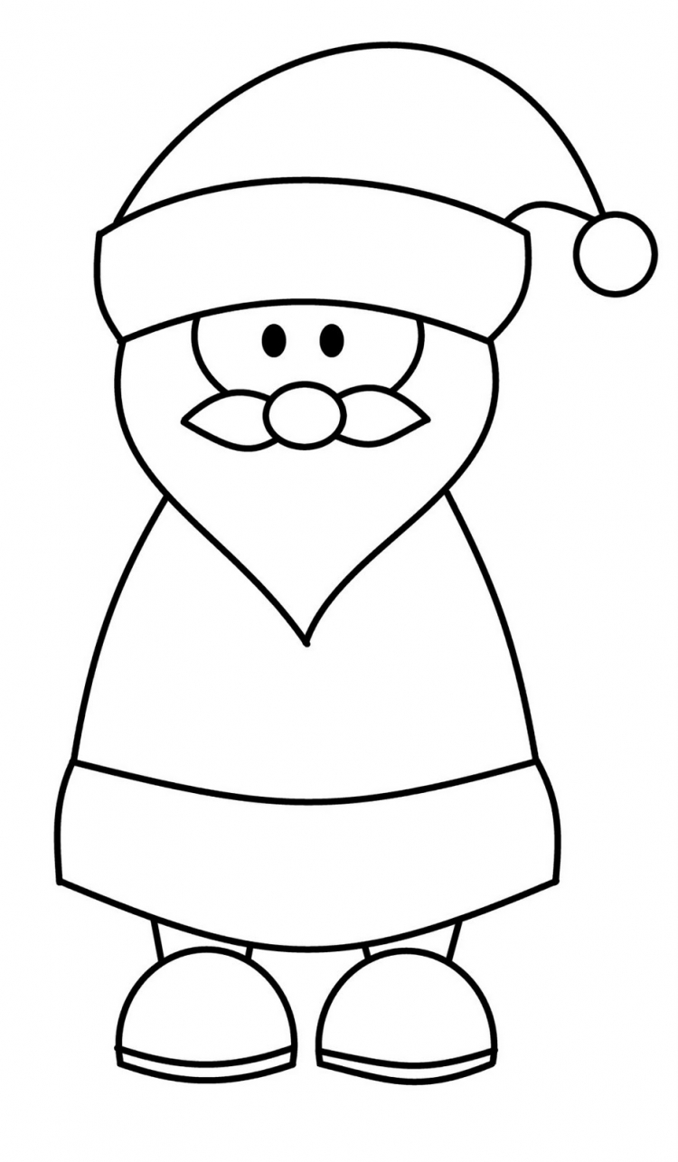 10 способов поэтапно нарисовать Деда Мороза