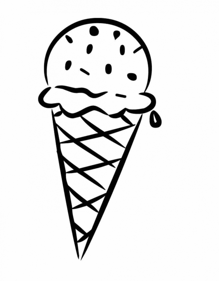 Лёгкие рисунки мороженое