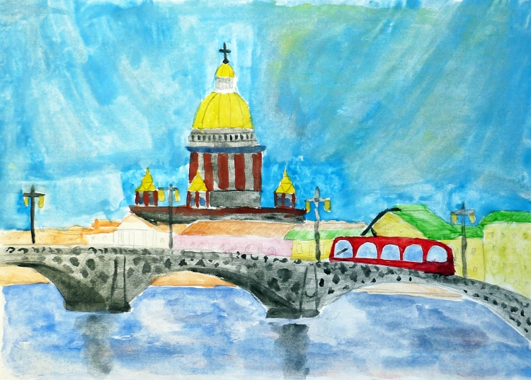 Санкт Петербург рисунки детей