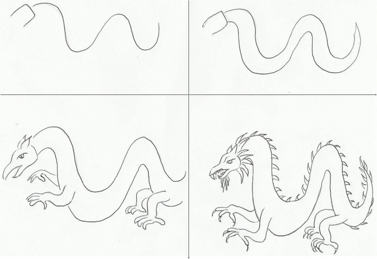 как нарисовать воздушного змея