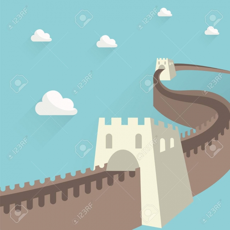 Китайский стена illustration