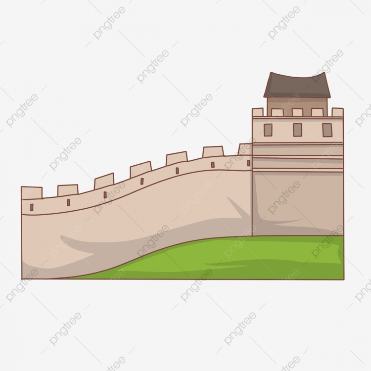 Китайская стена рисунок минималистичный