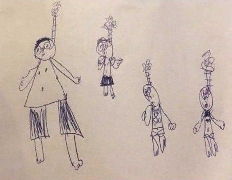 Смешные детские рисунки