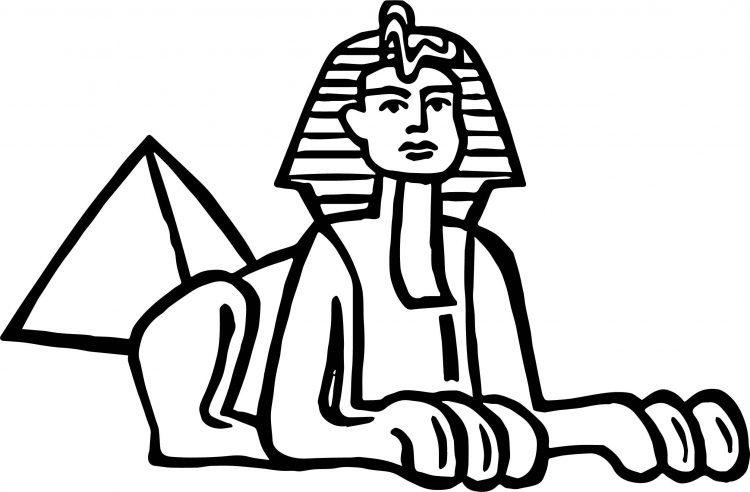 Сфинкс Египет рисунок для детей