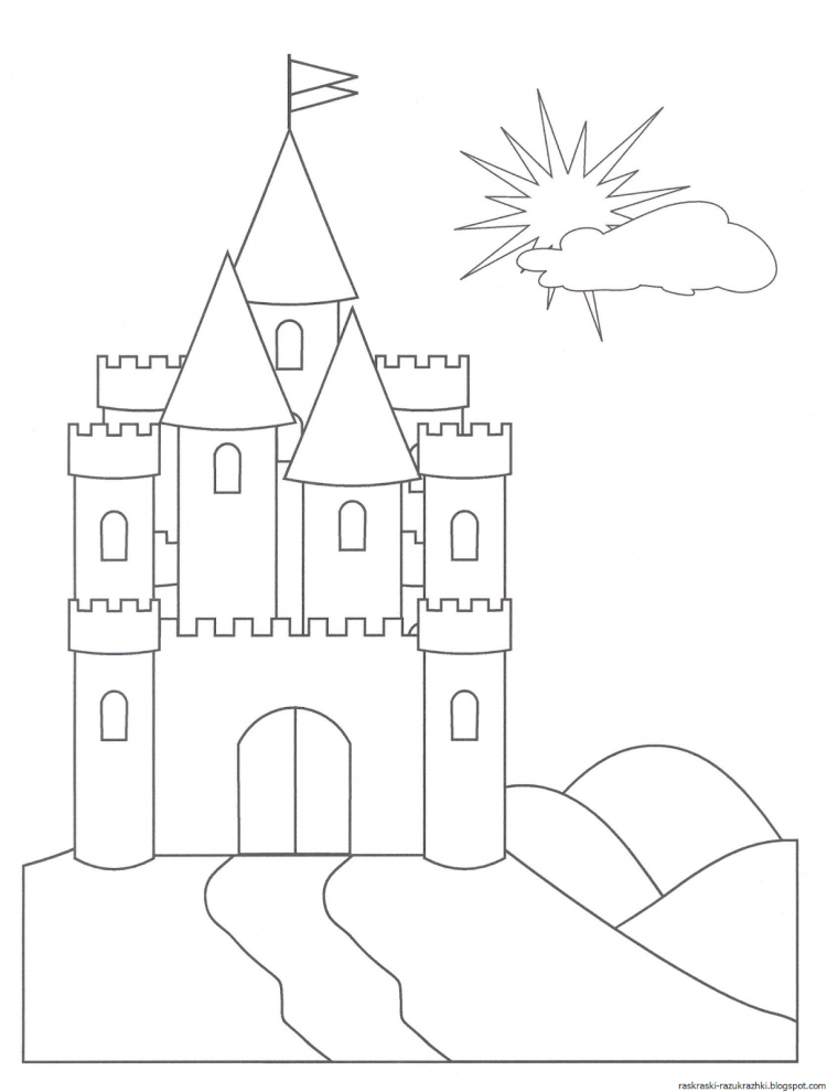 Замок простым карандашом