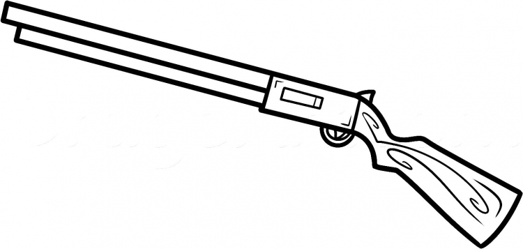 Рисунки для срисовки оружие легкое