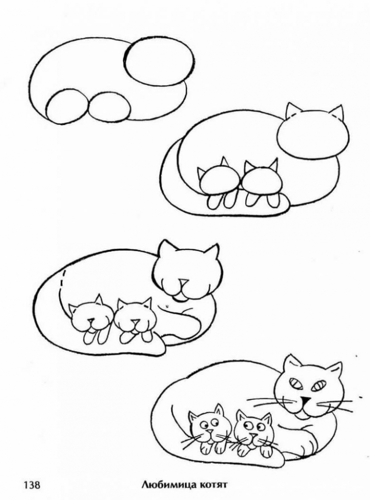 Раскраска кот